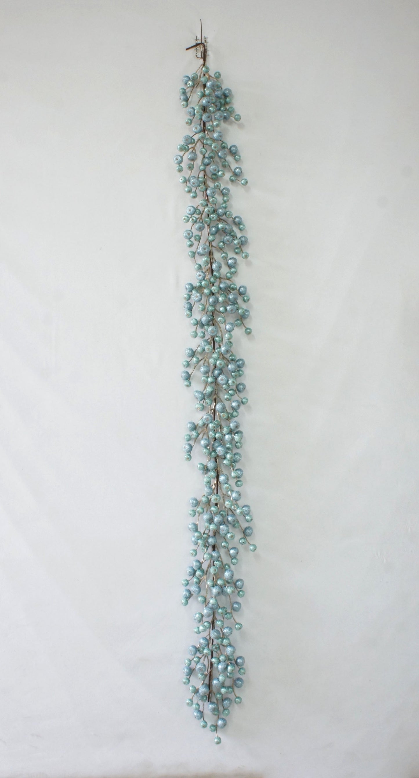 BE10422 ICED METALLIC CARBAPPLE GARLAND,6'