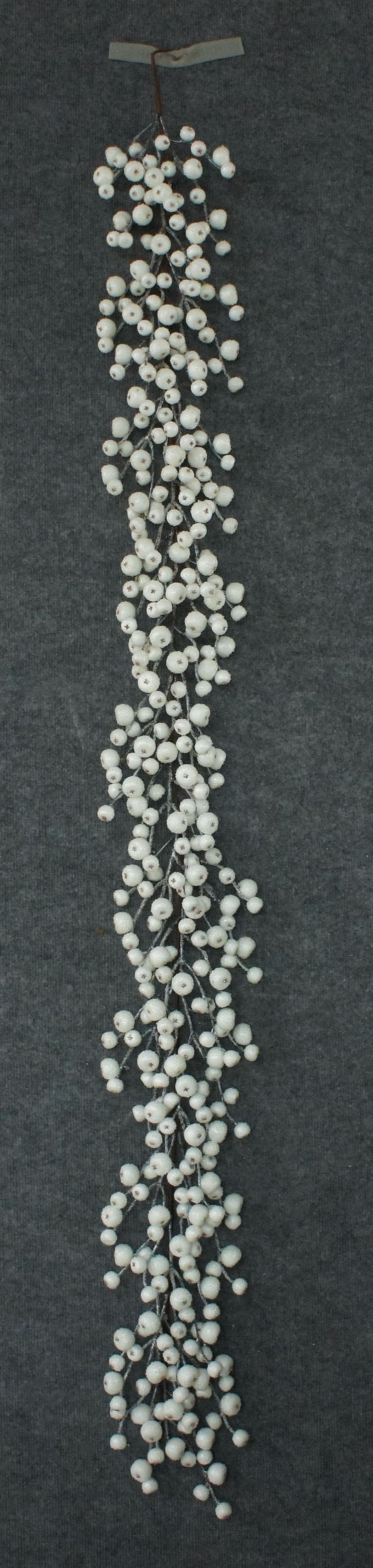BE10422 ICED METALLIC CARBAPPLE GARLAND,6'