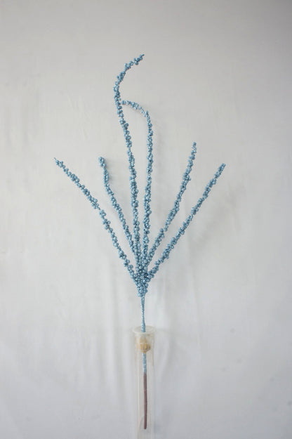 BE10423 GLITTER BERRY SPIKE BRANCH,40"