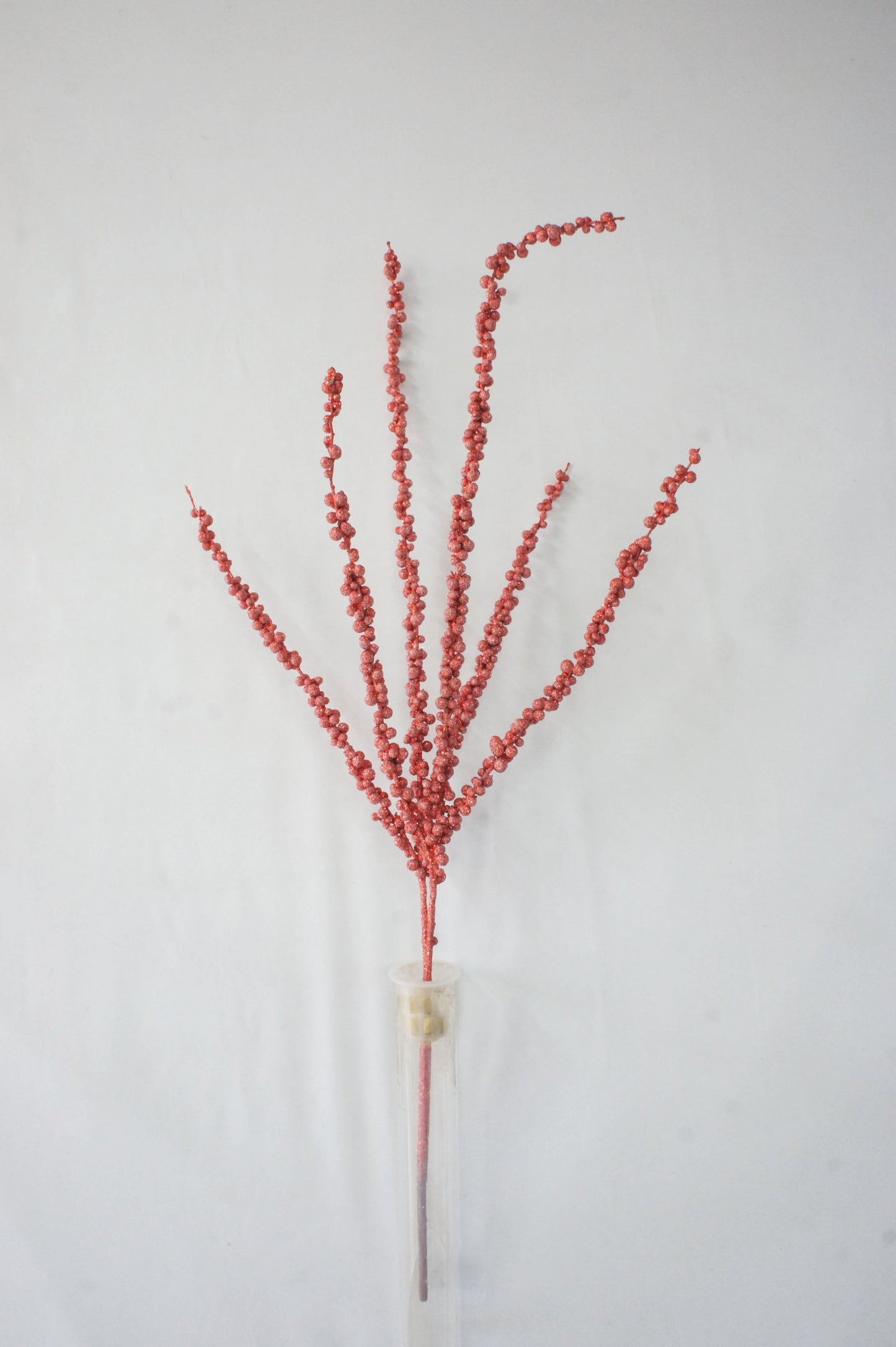 BE10423 GLITTER BERRY SPIKE BRANCH,40"