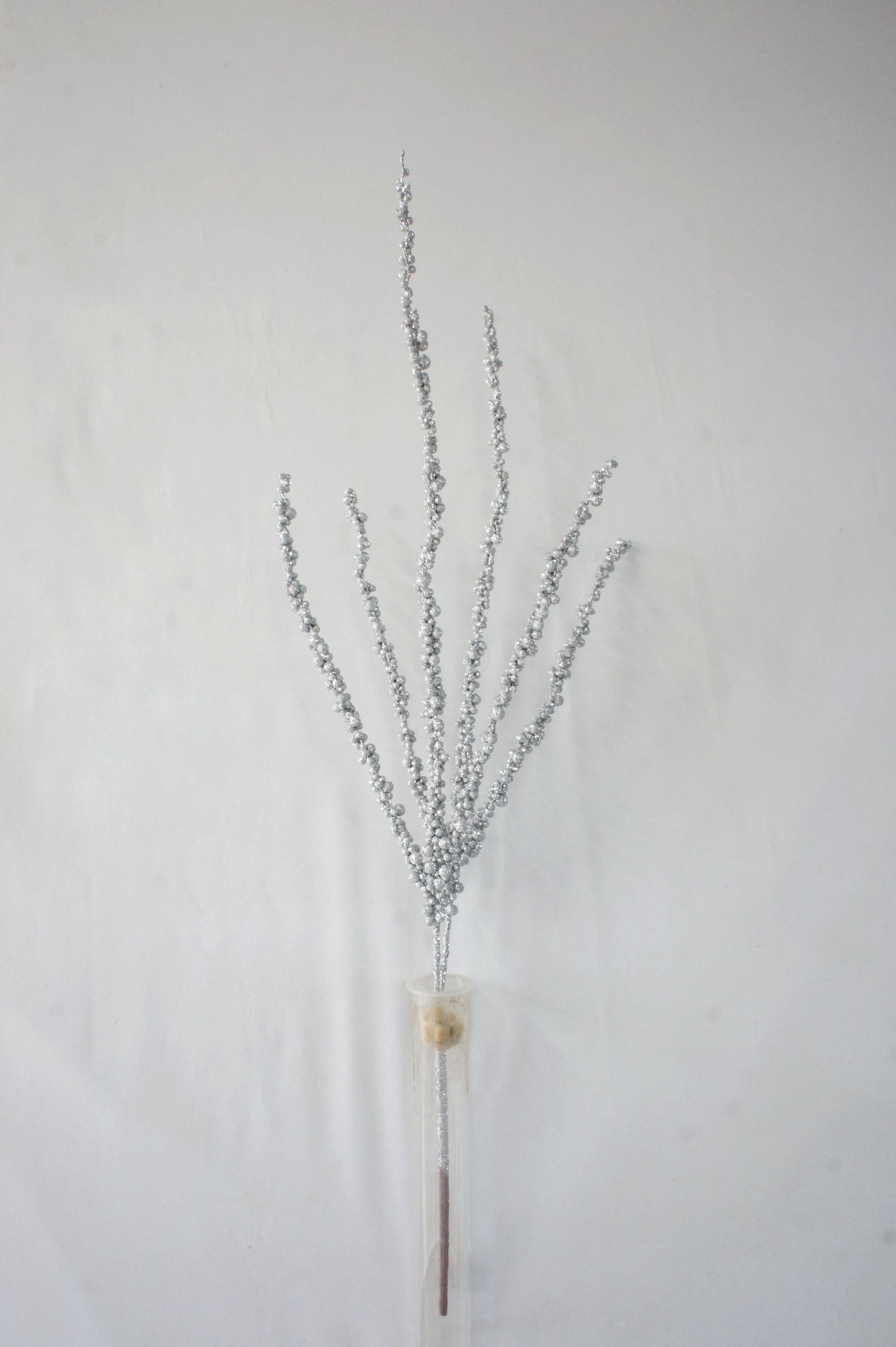 BE10423 GLITTER BERRY SPIKE BRANCH,40"
