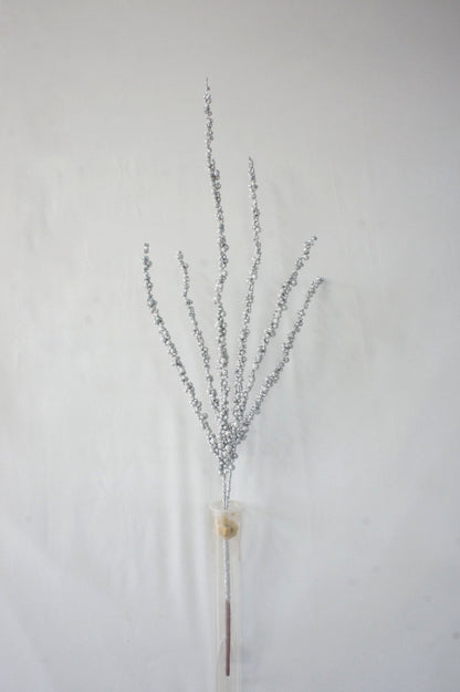 BE10423 GLITTER BERRY SPIKE BRANCH,40"