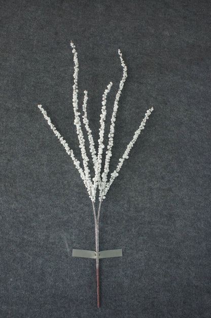 BE10423 GLITTER BERRY SPIKE BRANCH,40"