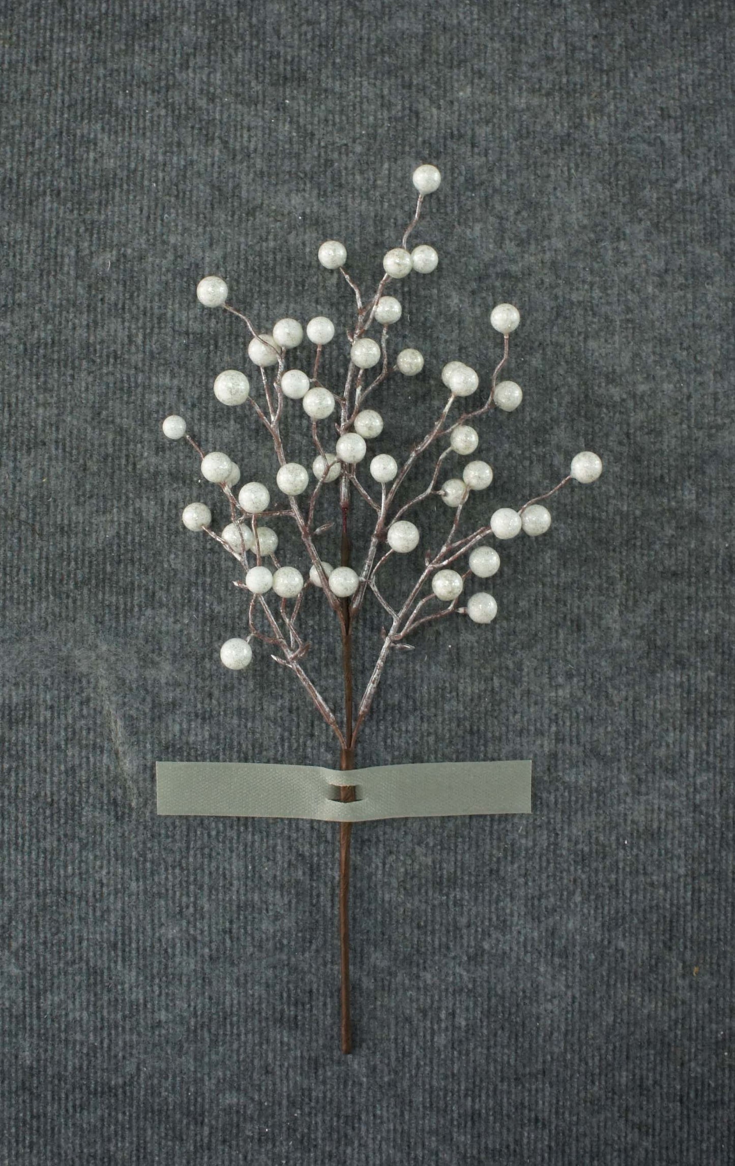 BE10424 METALLIC GLITTER BERRY PICK,16"