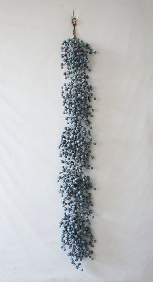 BE10426 ICED BLUEBERRY GARLAND,6'