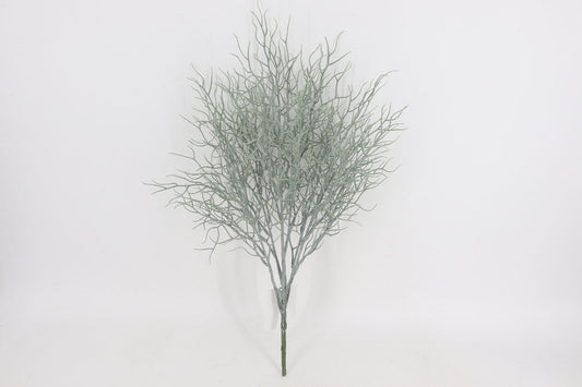 BG10766 FLOCKED TWIG BUSH 22"