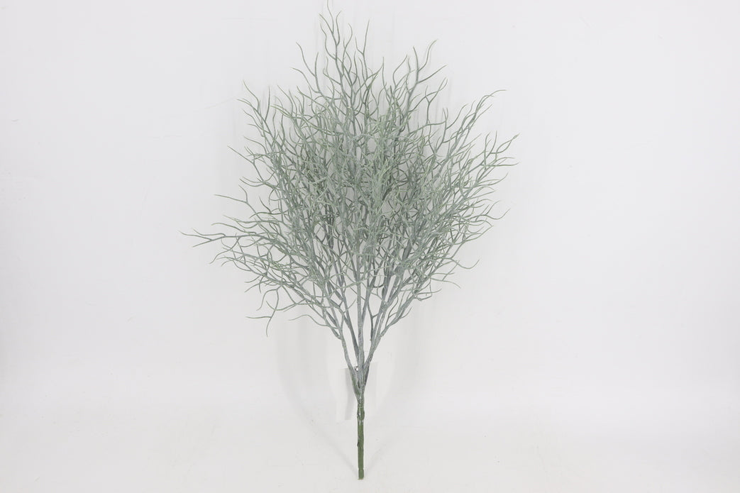 BG10766 FLOCKED TWIG BUSH 22"
