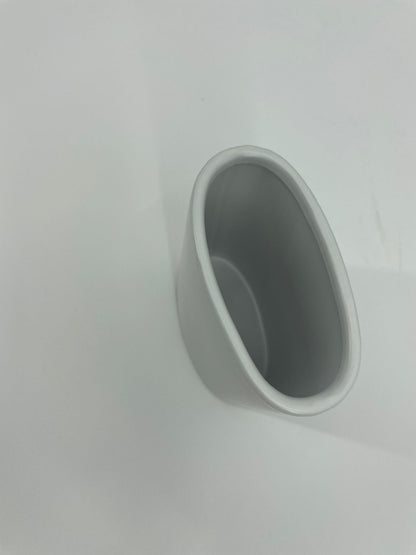 CB4029 CERAMIC OVAL POT   D5.3x3x6"H
