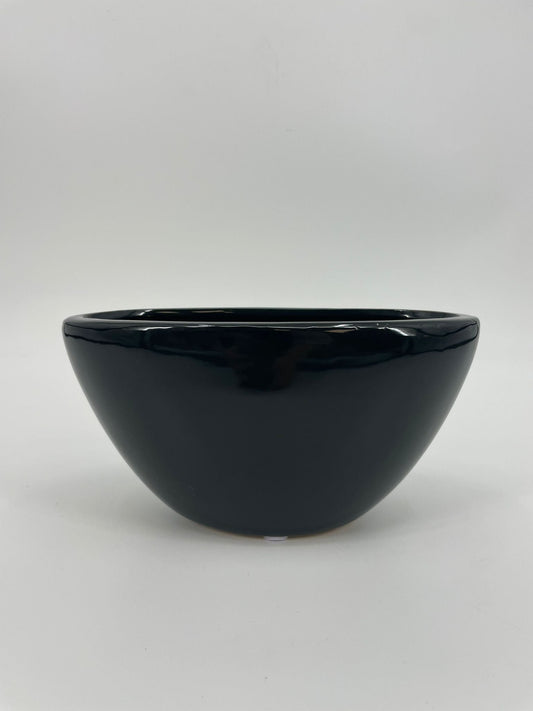 CB4045 CERAMIC OVAL POT   D8.5x4x5.5"H