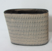 CB4048 CERAMIC OVAL POT   D8x3x6.5"H