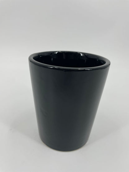 CB4051 CERAMIC TAPERED RND POT   D5x5.5"H