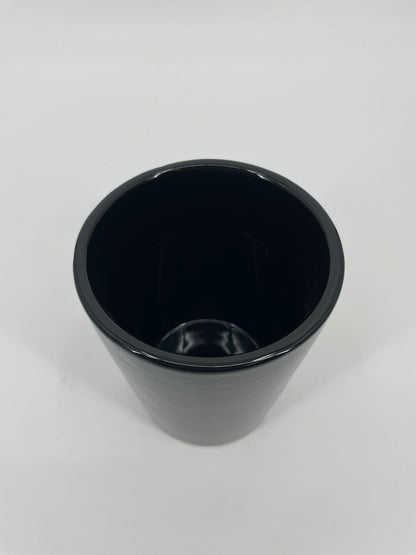 CB4051 CERAMIC TAPERED RND POT   D5x5.5"H