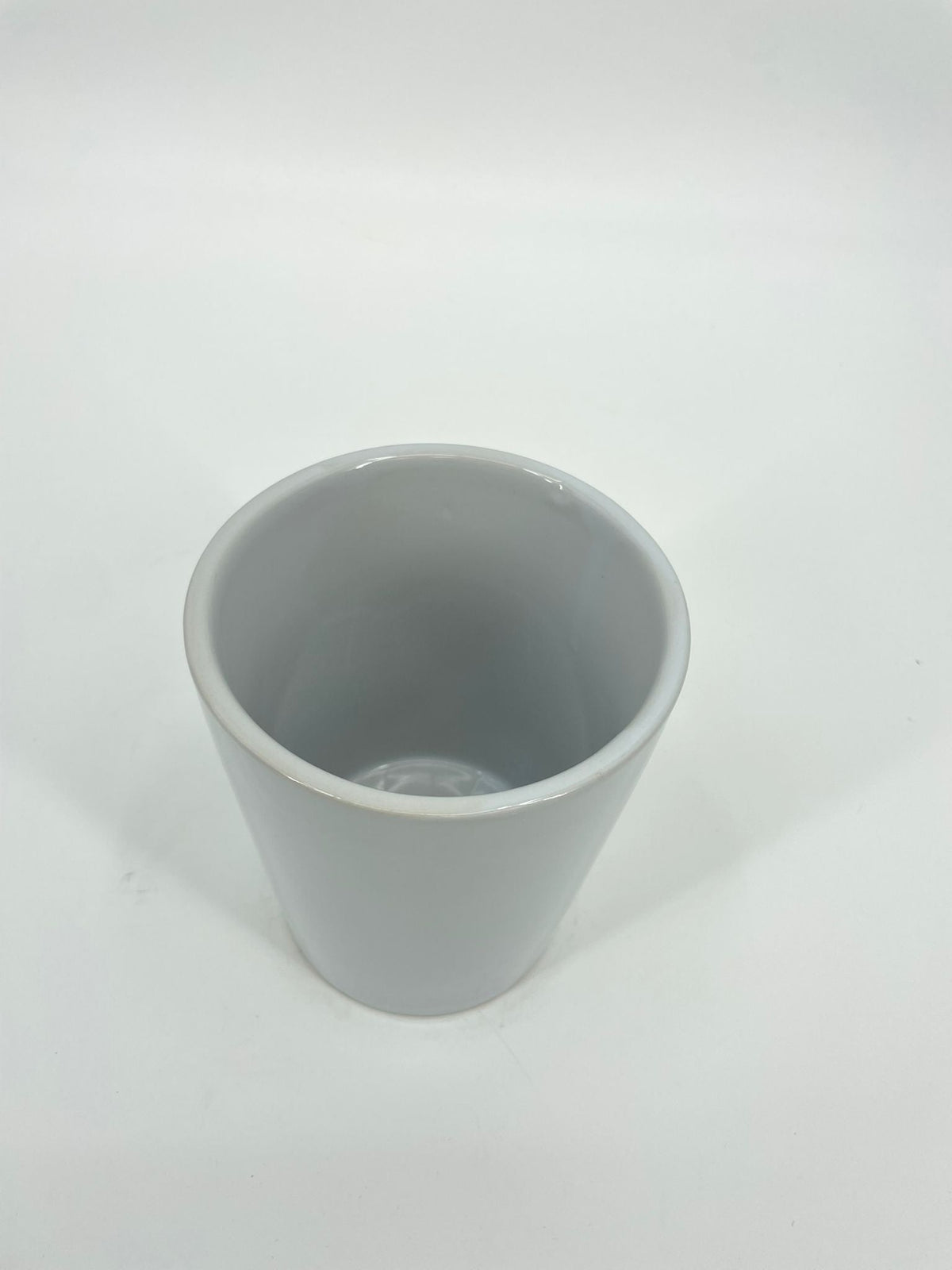 CB4051 CERAMIC TAPERED RND POT   D5x5.5"H