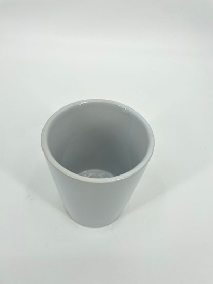 CB4051 CERAMIC TAPERED RND POT   D5x5.5"H