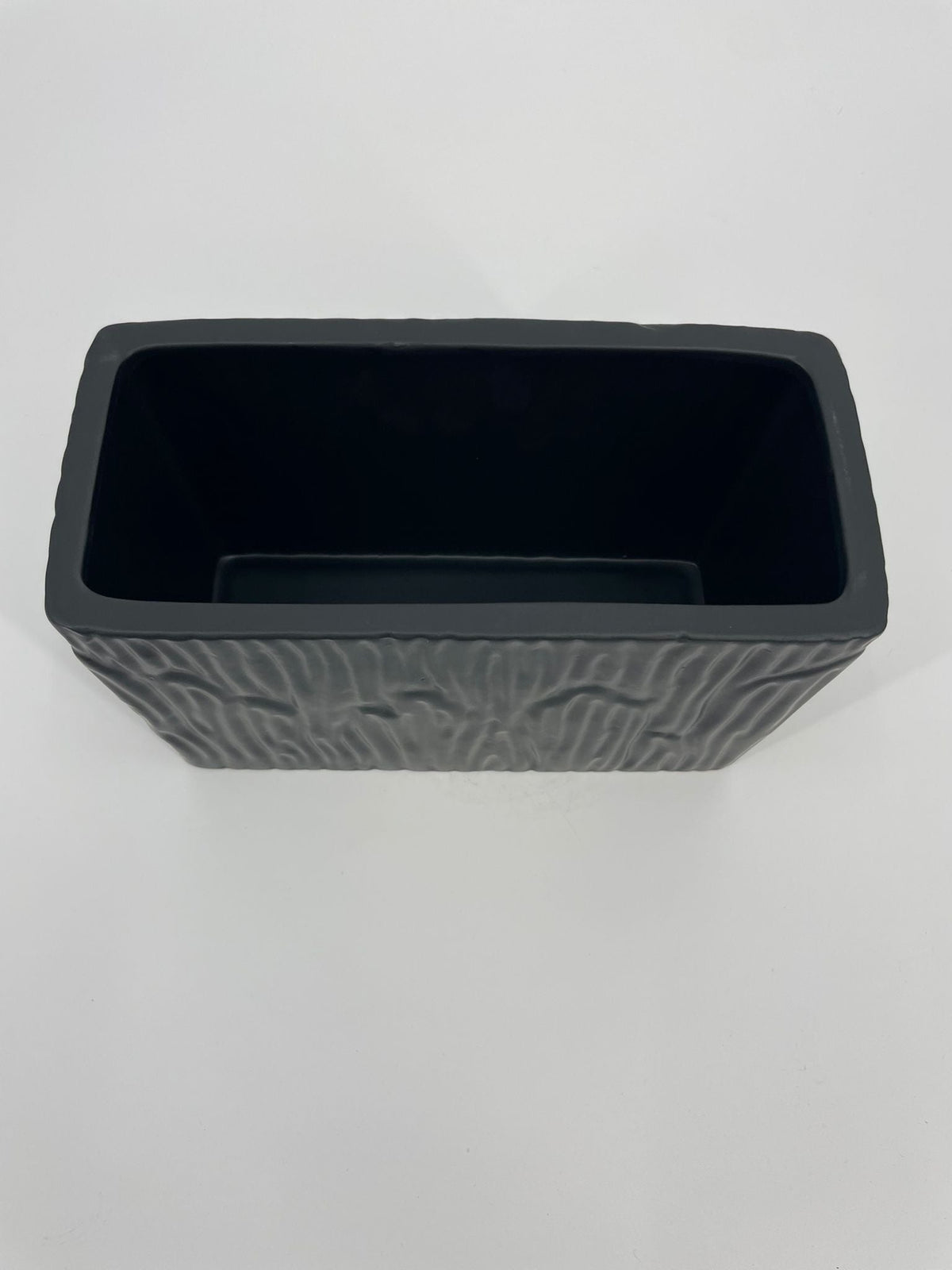 CB4056 CERAMIC RECTANGLE POT   9.5x4.5x6.5"