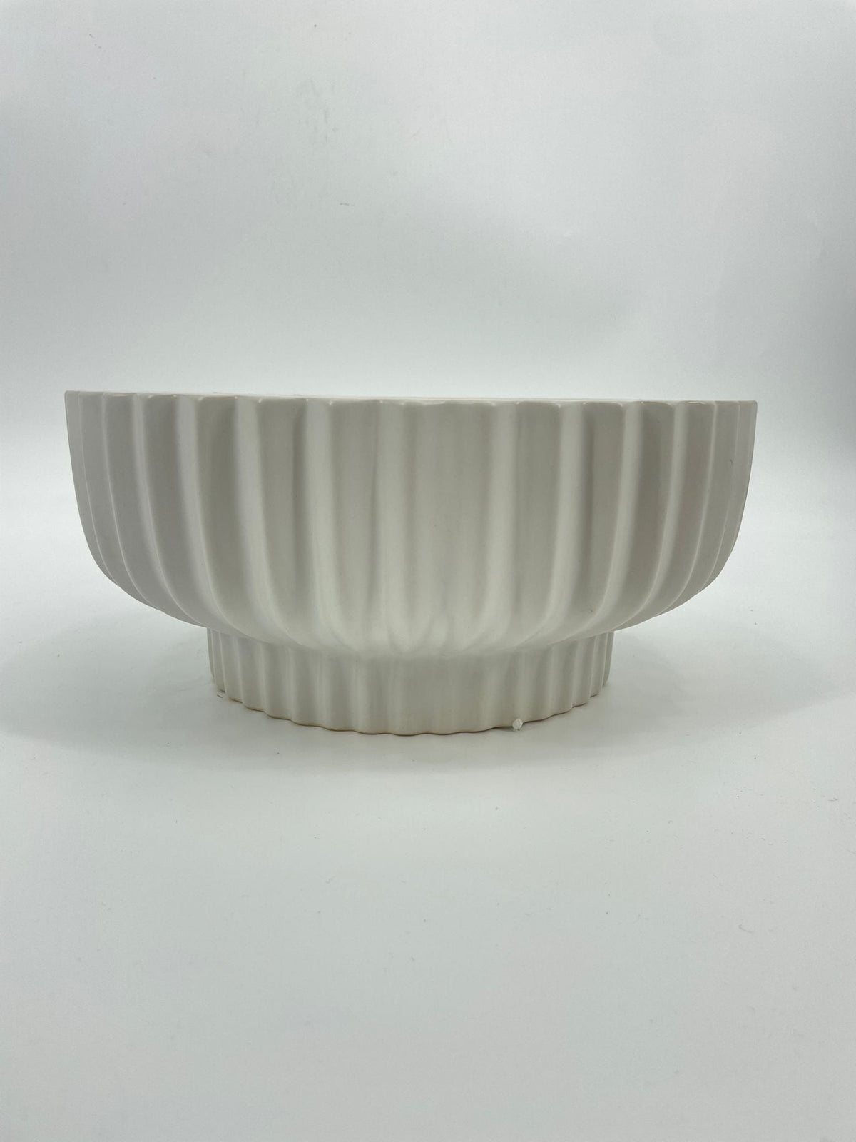 CB4058 CERAMIC LOW RND BOWL   D12x5.5"H