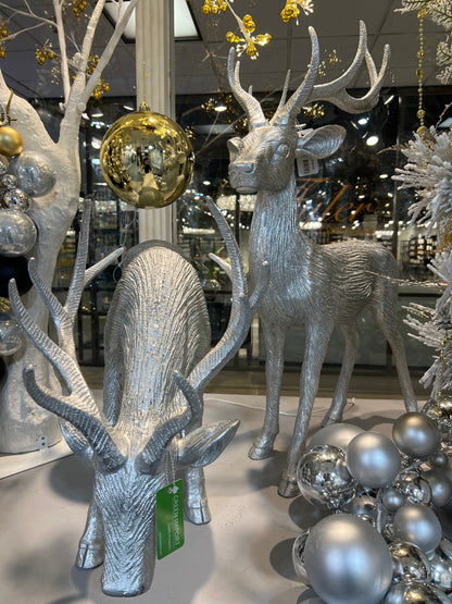 XR13383 RESIN STANDING REINDEER 35.5"