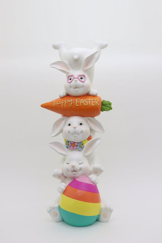 ER13020 BUNNYx3 w/EGG/CARROT,29.5in-1P