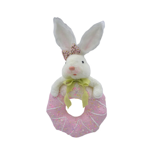 ER13052 DONUT BUNNY ORN,21.5in-2/8P