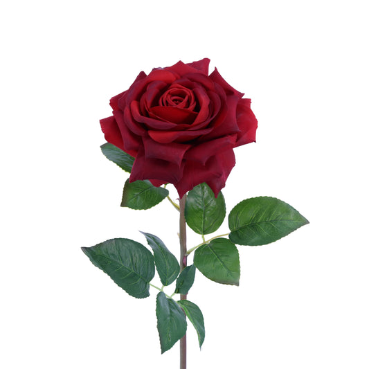 FL10837 OPEN ROSE SPRAY,27in-12P/72/6.8'