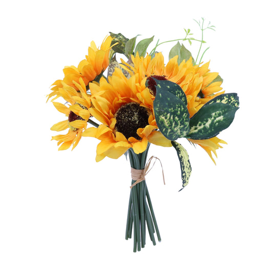 FL10891 MIXED SUNFLOER BQT,12in-6P/128
