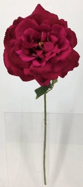 FL13736 VELVET GARDEN ROSE SPRAY,26"
