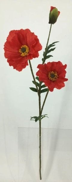 FL13738 POPPY SPRAYx2F1B,35"