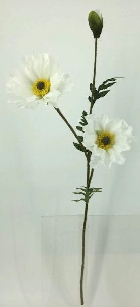 FL13738 POPPY SPRAYx2F1B,35"
