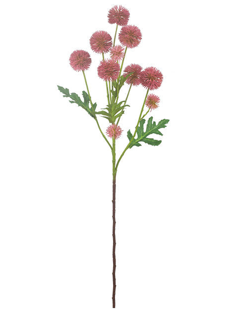 FL13763 POMPOM SPRAYx10 24"