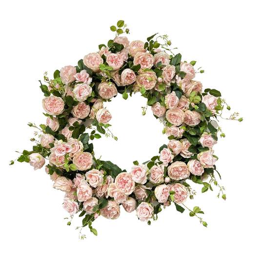 GW101   MIXED ROSE WREATH