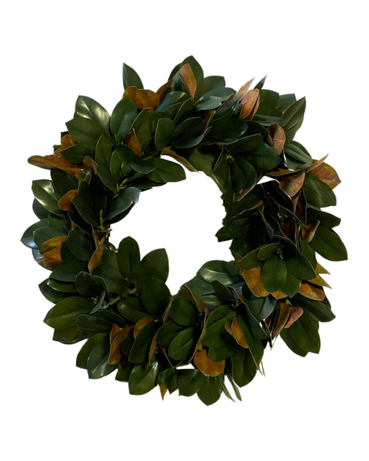 GW1906  MAGNOLIA LEAF WREATH