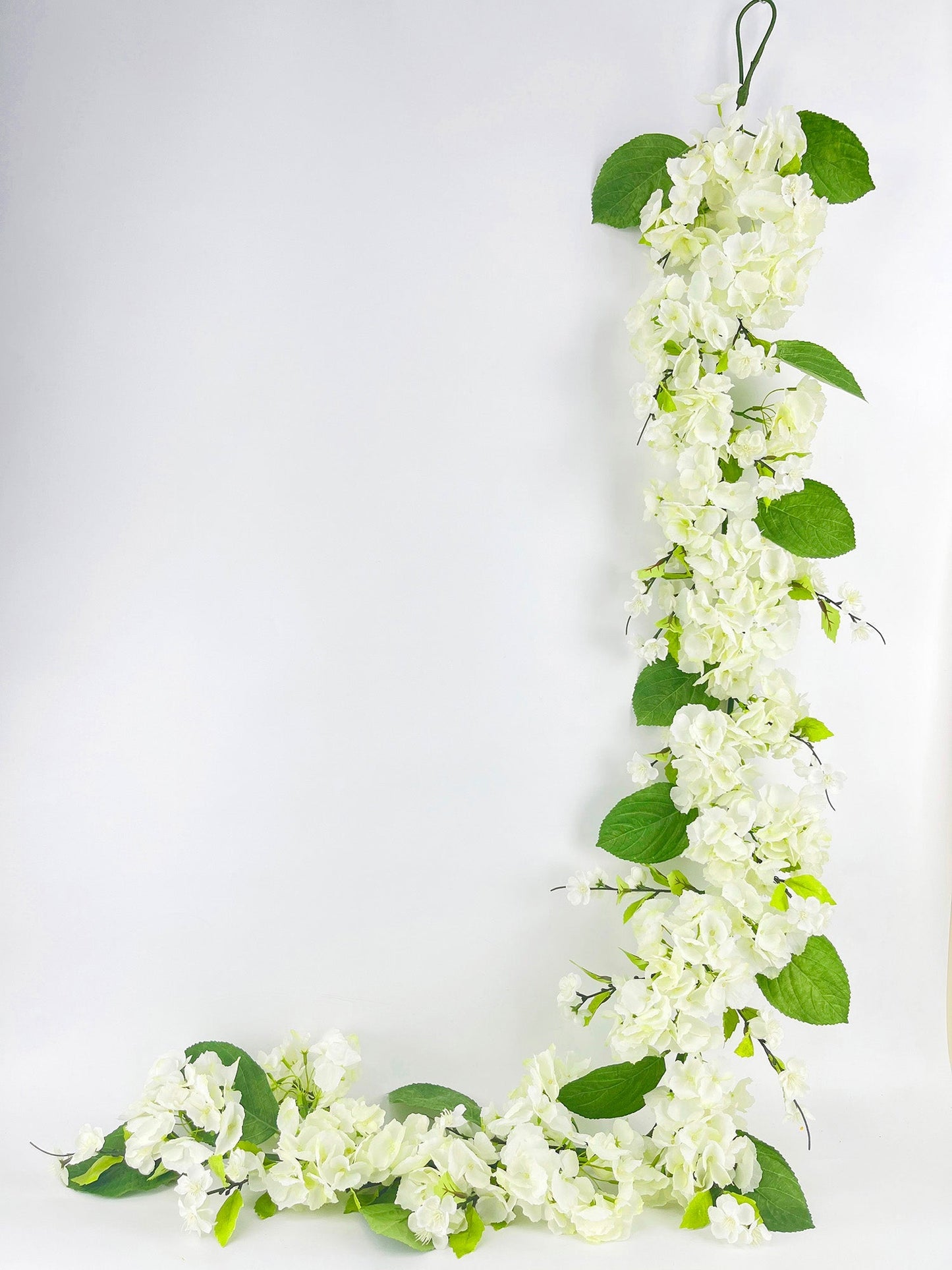 PA10362 HYDRANGEA GARLAND,6'