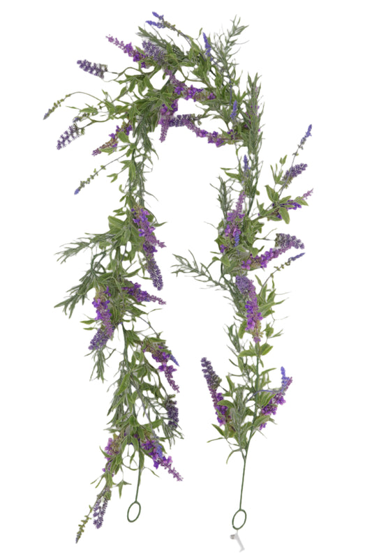 PA10388 LAVENDER GARLAND 7'