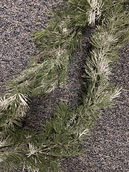 XM11733 SCOTT PINE/PCONE GARLAND w/SNOW,6'-12P