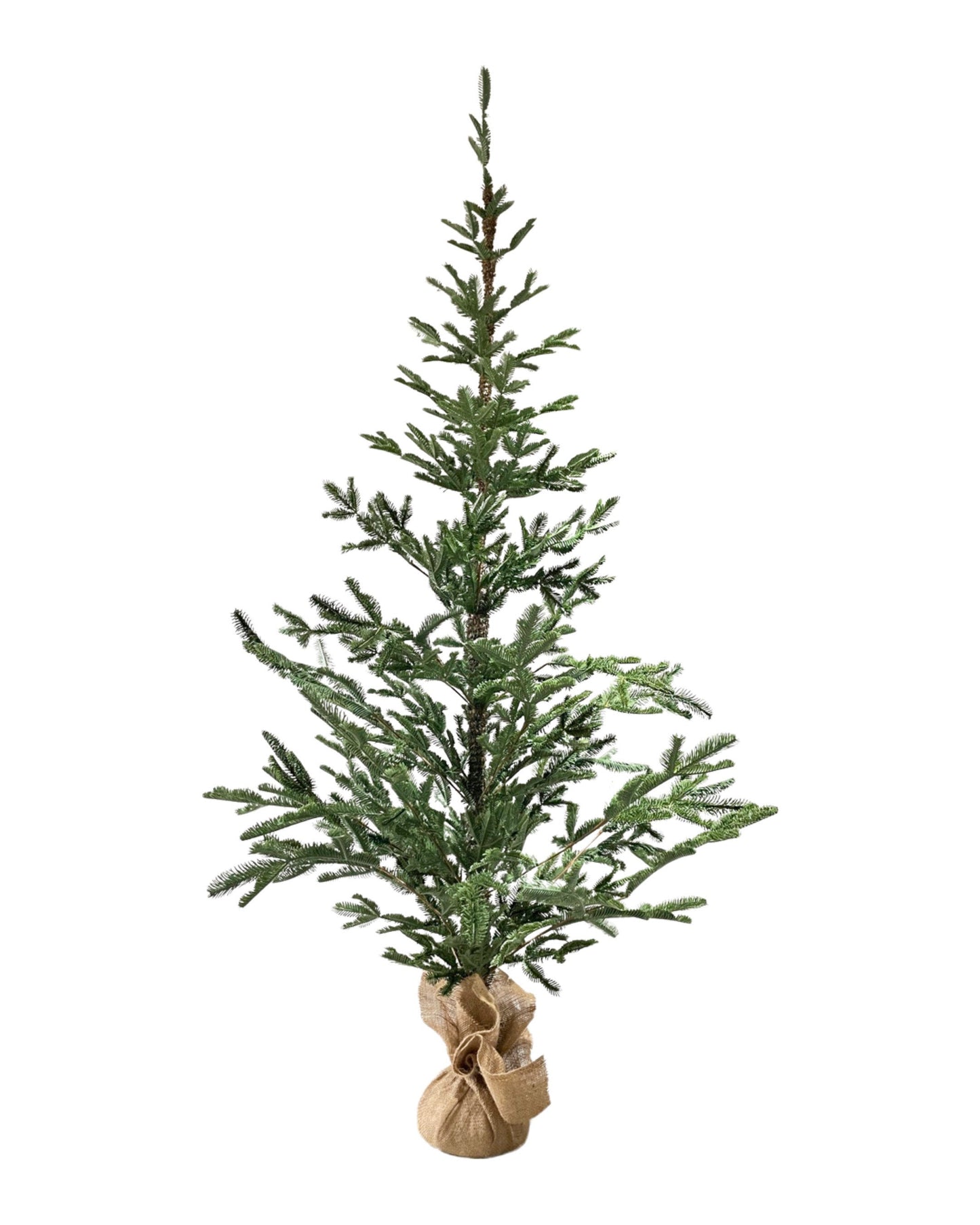 XM12226 XMAS TREE w/BURLAP,9'-1P/7.12'