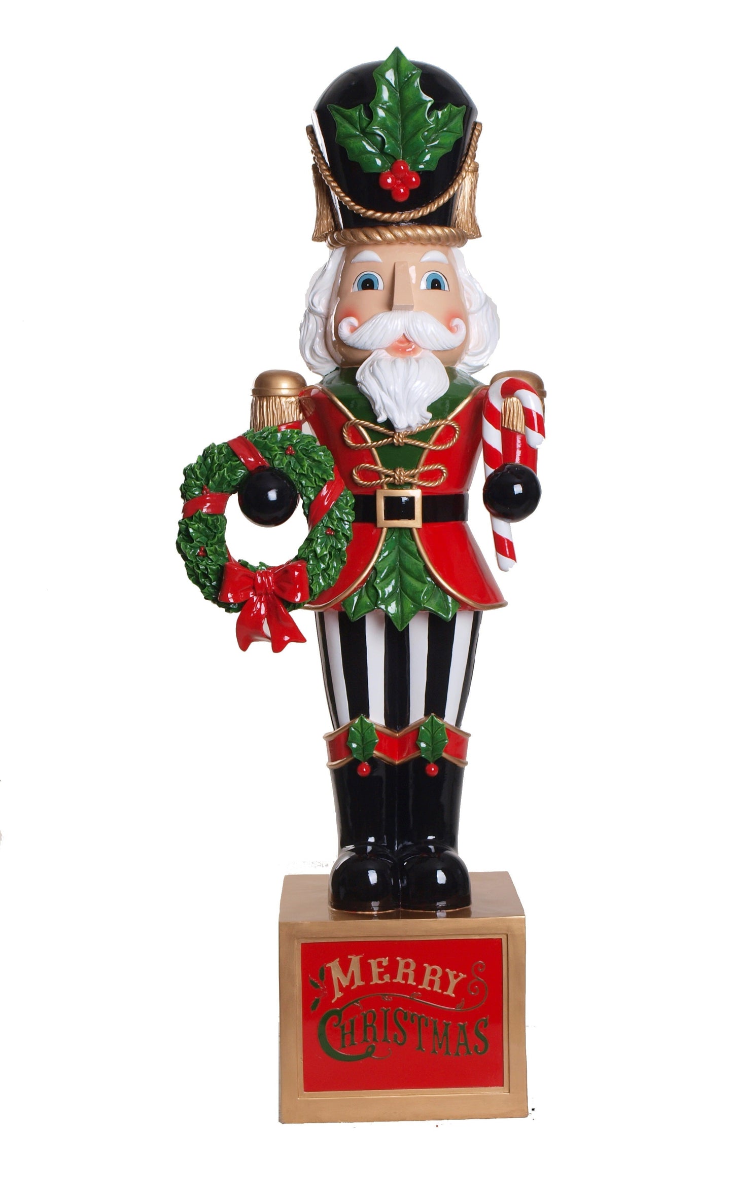 XM12385 RESIN NUTCRACKER ON BASE 48.75"