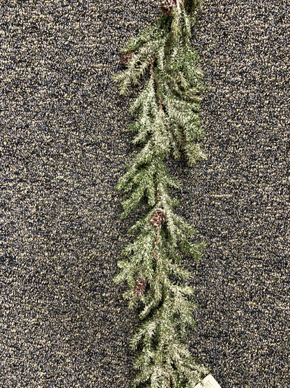 XM13272 MINI PINE/PINECONE w/SNOW GRLD,6'-3