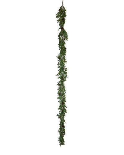 XM13273 MINI PINE/PINECONE GARLAND,6'-3/18P