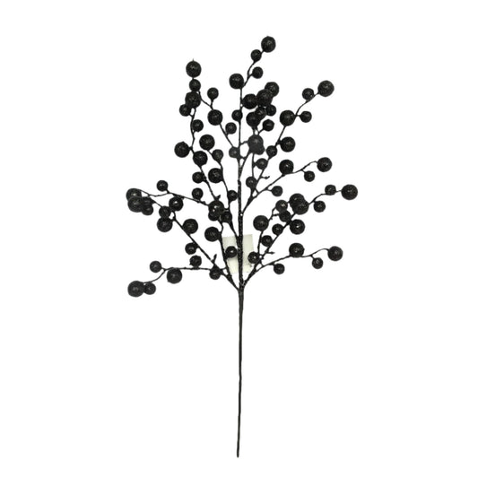XM13622 GLITTERED BERRY SPRAY,22"