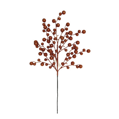 XM13622 GLITTERED BERRY SPRAY,22"