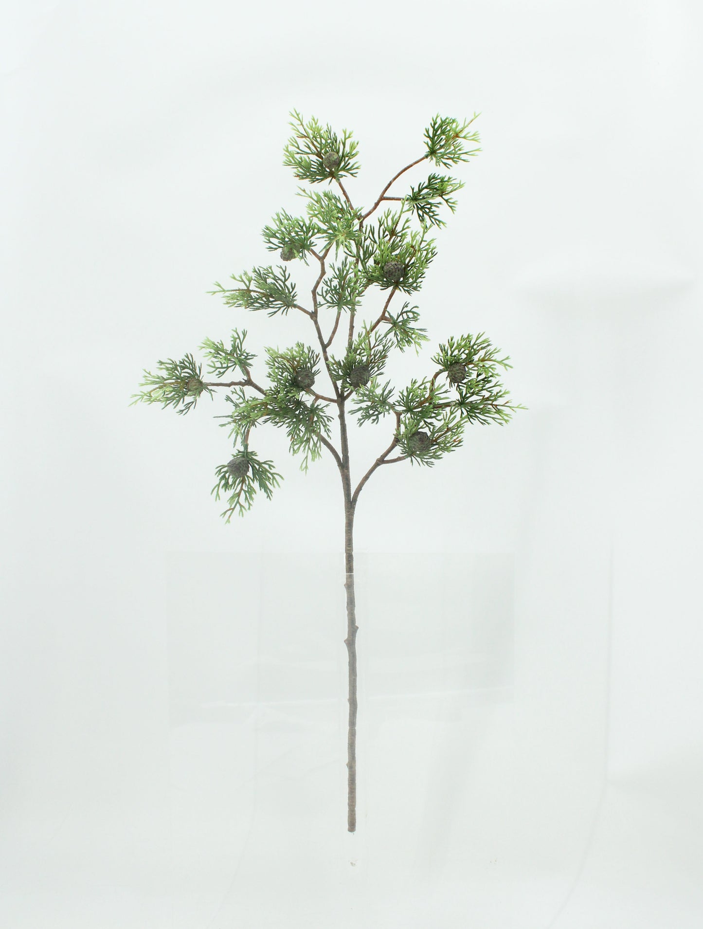 XM13642 CEDAR SPRAY w/BABY PINECONE,31.5"