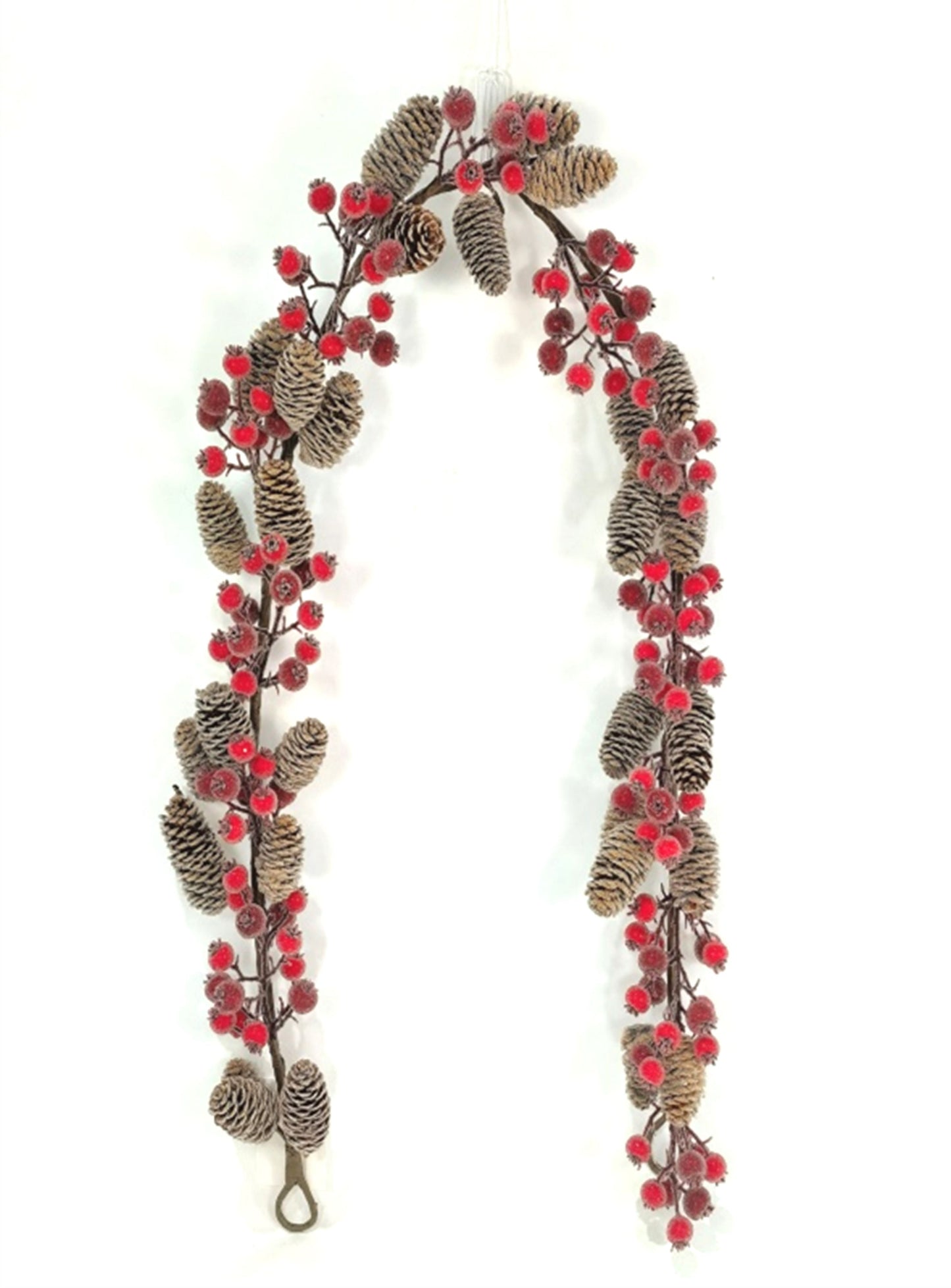 XM13693 FR ROSEHIP/PCONE GARLAND,5'-4/12P