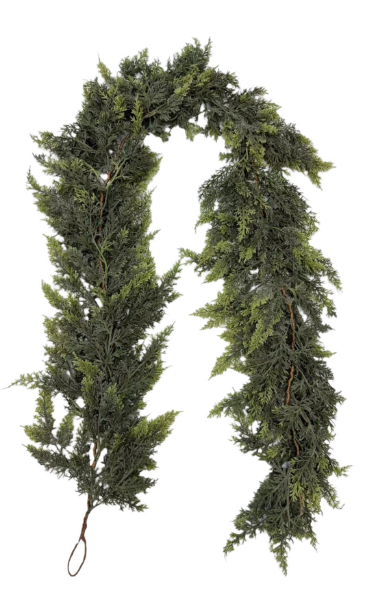 XM14018 CYPRESS GARLAND 6'