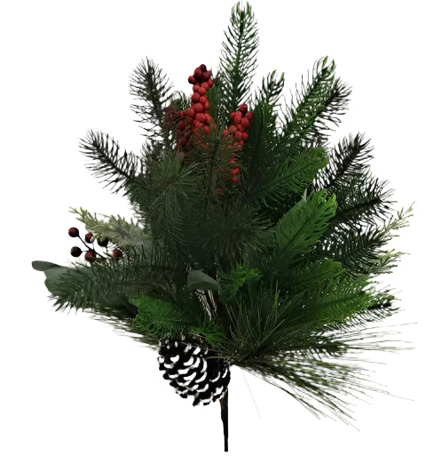 XM14041 MIXED PINE/EUCALYPTUS/BERRY BUSH 21.5"