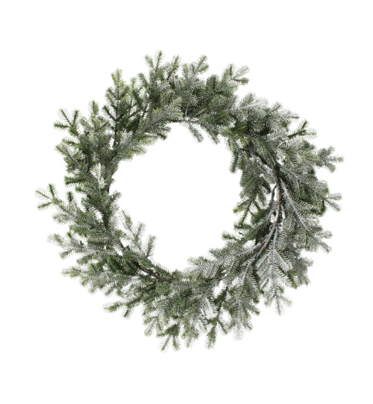 XM14132 FROSTED PINE RING,12.5"