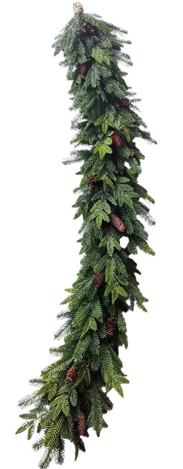 XM14161 PINE w/PINECONE GARLAND,6'