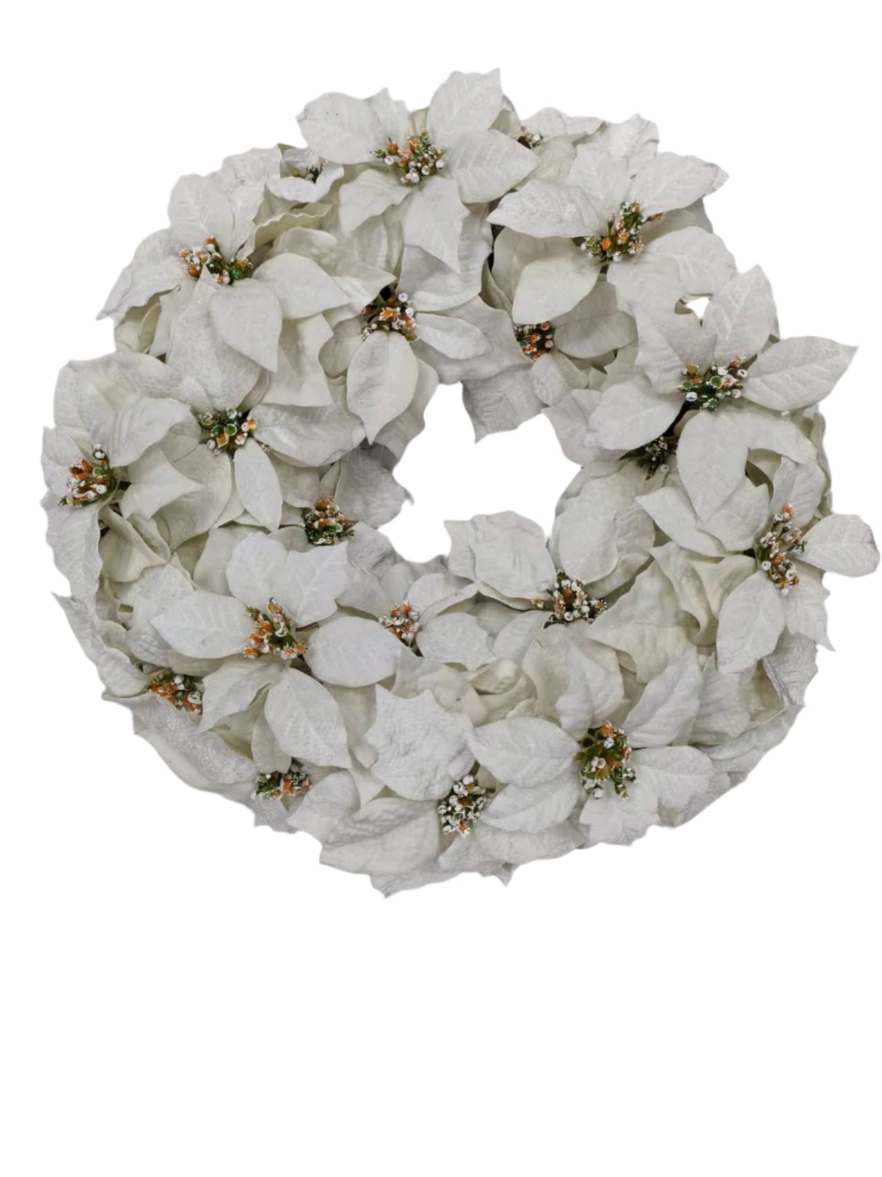 XM14260 POINSETTIA WREATH 24"