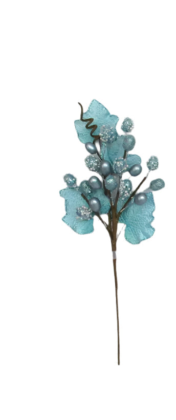 XM14277 GLITTERED/BEADED GRAPE SPRAY 20"