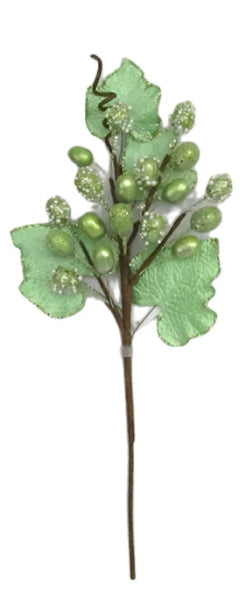 XM14277 GLITTERED/BEADED GRAPE SPRAY 20"