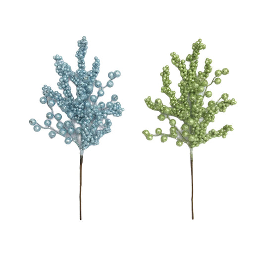 XM14281 GLITTERED BERRY SPRAY 20"